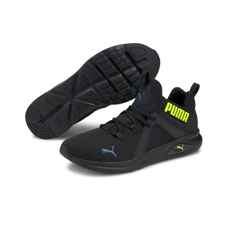 PUMA Enzo 2 Casual Shoes Men Low-Top Black/Yellow-2