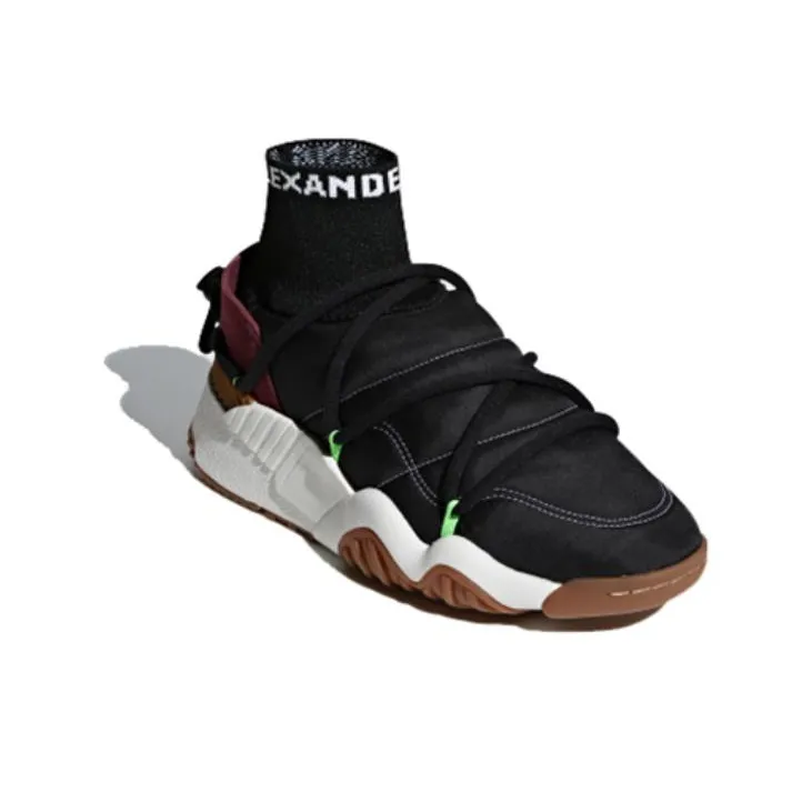 Adidas Aw Puff Trainer Alexander Wang Core Black Solar Green-2