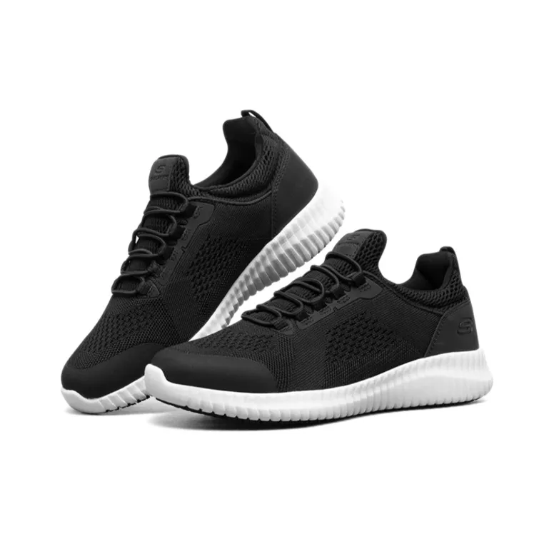 Skechers Cessnock Running Shoes Black/White Women's-2