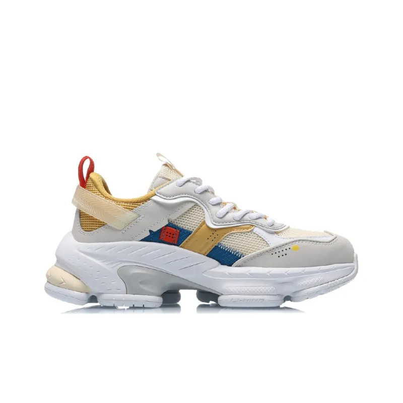 LINING CF Casual Shoes Women's Low Top Ecru/Yellow-1