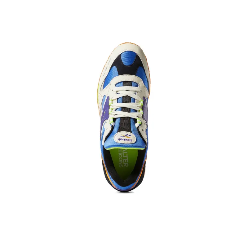 Reebok Classic Leather ATI 90s Casual Shoes Unisex Low-Top Gray/Blue/Purple-3