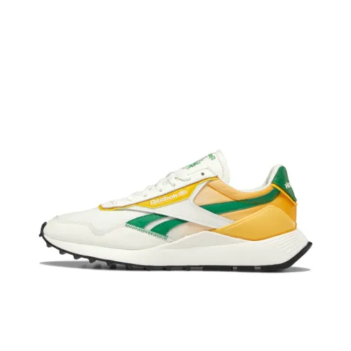 Reebok Classic Leather Legacy AZ Casual Shoes Unisex Low-Top Yellow/White/Green