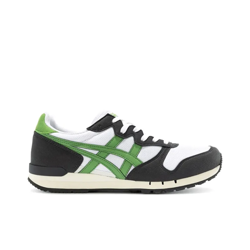 Onitsuka Tiger Alvarado Cushioned Slip Resistant Abrasion Resistant Low Top Casual Shoes Unisex White Green Black-1