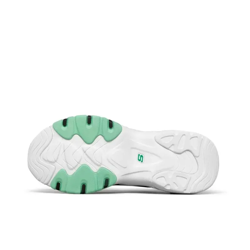 Skechers D'LITES 3.0 Casual Shoes Men Low Top White/Turquoise-3