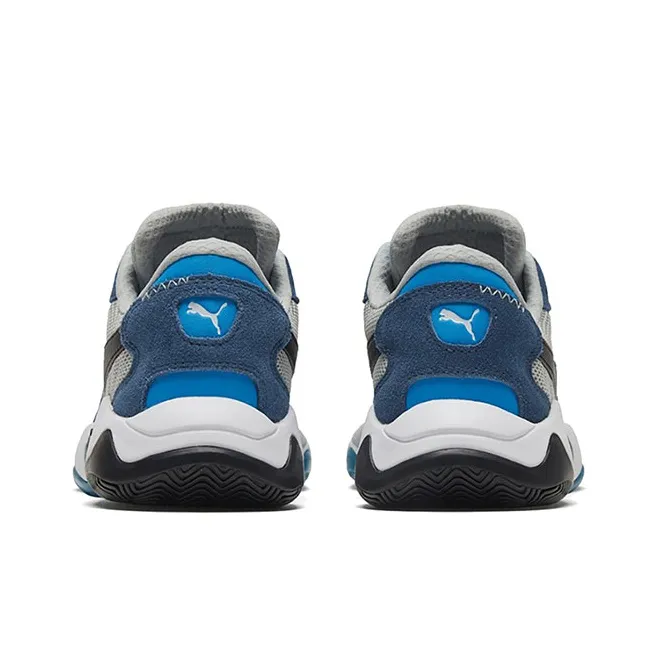 PUMA Storm Stitching 'Gray Dark Blue White'-4