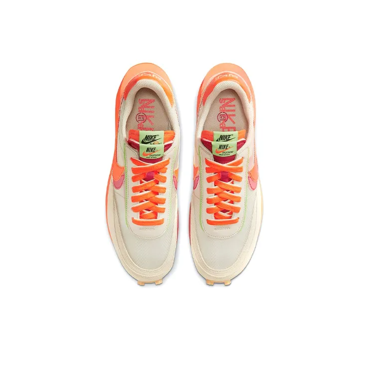 Nike Ld Waffle Sacai Clot Kiss Of Death Net Orange Blaze-3