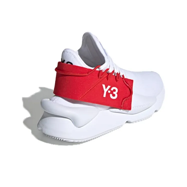 Adidas Y 3 Kaiwa Knit Cloud White Red-3