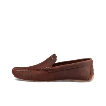 UGG Henrick Moccasin Shoes 'Brown Red'