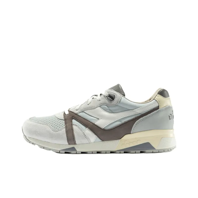 Diadora N9000 PREMIUM Anti Slip And Wear Resistant Breathable Low Top Sports Casual Shoes Unisex Gray-0