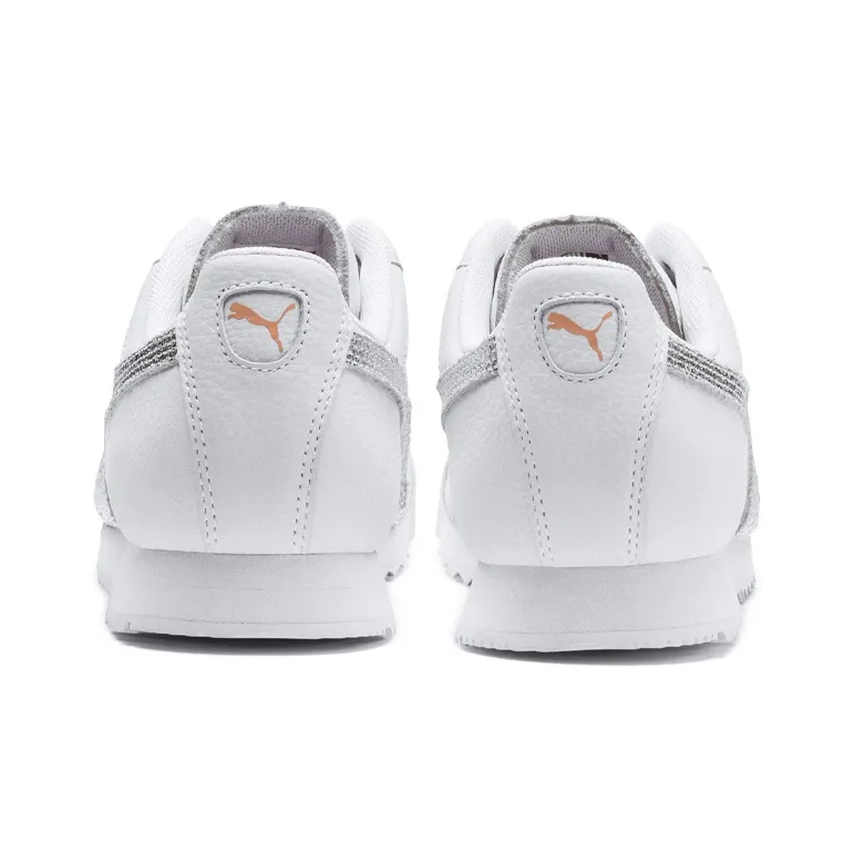 PUMA Roma Bio Hacking Durable Cushioning Low-Top Casual Shoes Women's White-3