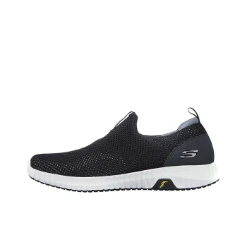 Skechers Elite Flex Slip on Shoes 'Black White'