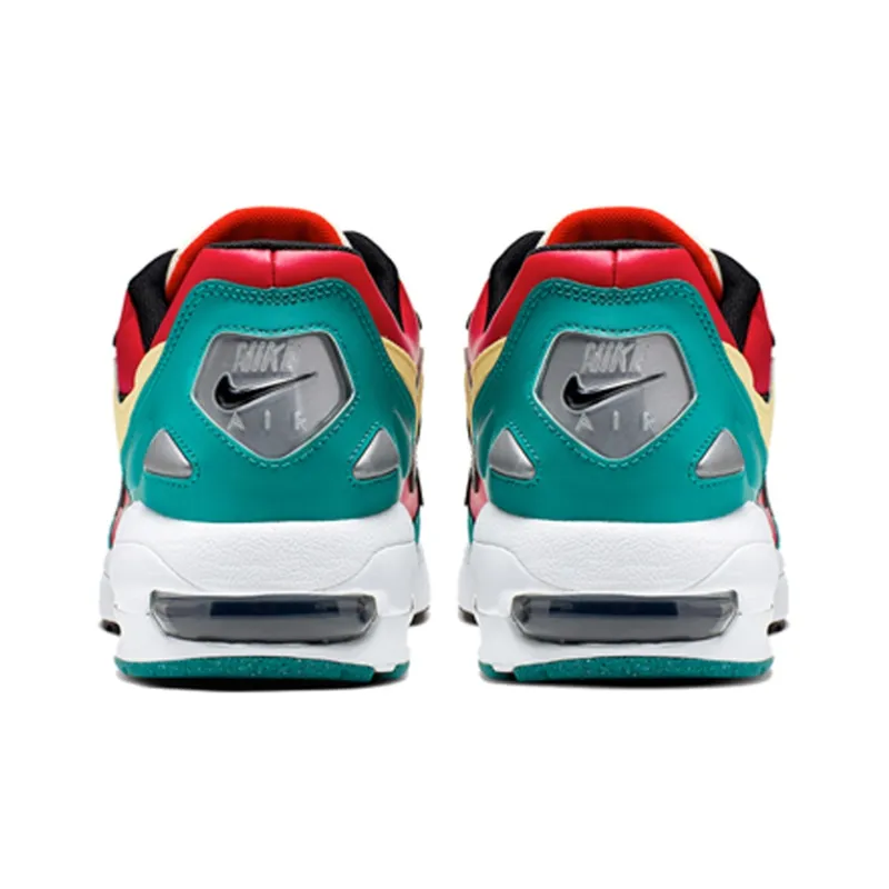 Nike Air Max2 Light Habanero Red Navy Emerald-3