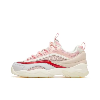 FILA Ray Vntg Running Shoes Gs Pink/White/Red Women's