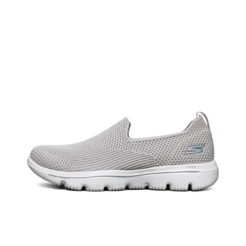 Skechers Go Walk Evolution Ultra Slip On Shoes Gray/Chestnut Women's