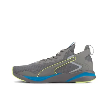 PUMA Softride Rift Tech Cushioned Wear Resistant Lightweight Low Top Casual Shoes Men's Gray Yellow Blue