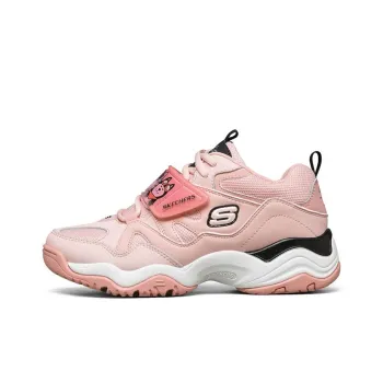 Skechers D'Lites Train Low Top Running Shoes Pink/Red Women's