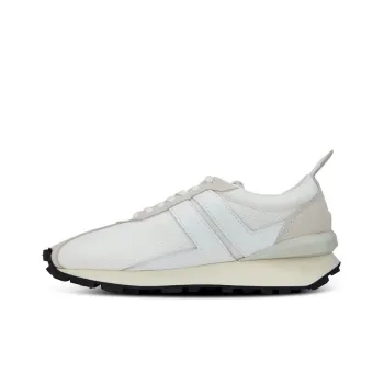 Lanvin Cushioned Anti Slip And Wear Resistant Lightweight Low Top Sports Lifestyle Casual Shoes Men's Ecru