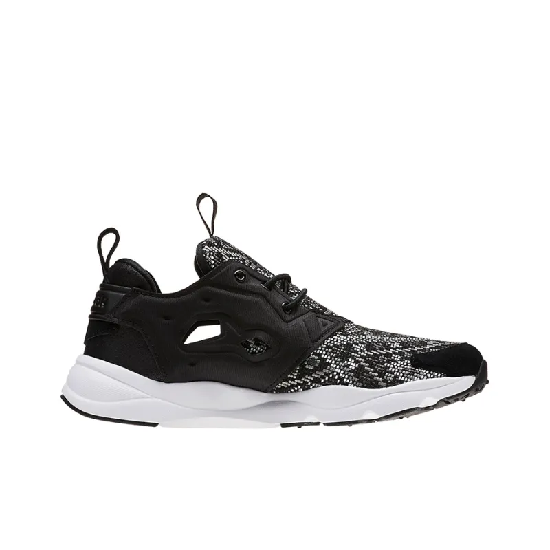 Reebok Furylite Gt Running Shoes Black/White/Grey Women's-1