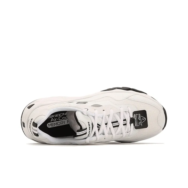 Skechers D'Lites Low Running Shoes White-2