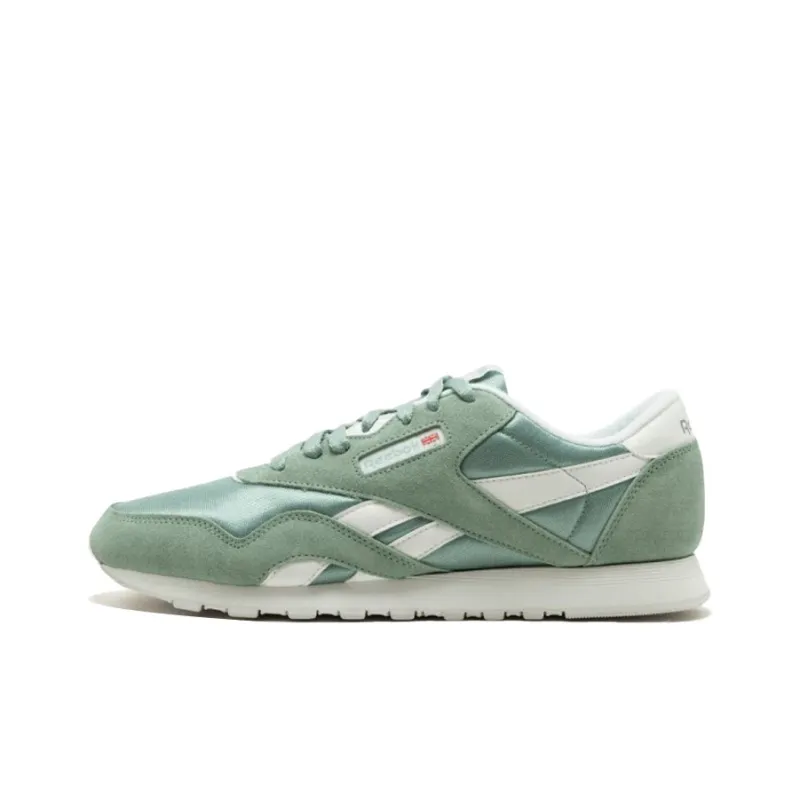 Reebok Classic Nylon Casual Shoes Men Low-Top Green-0