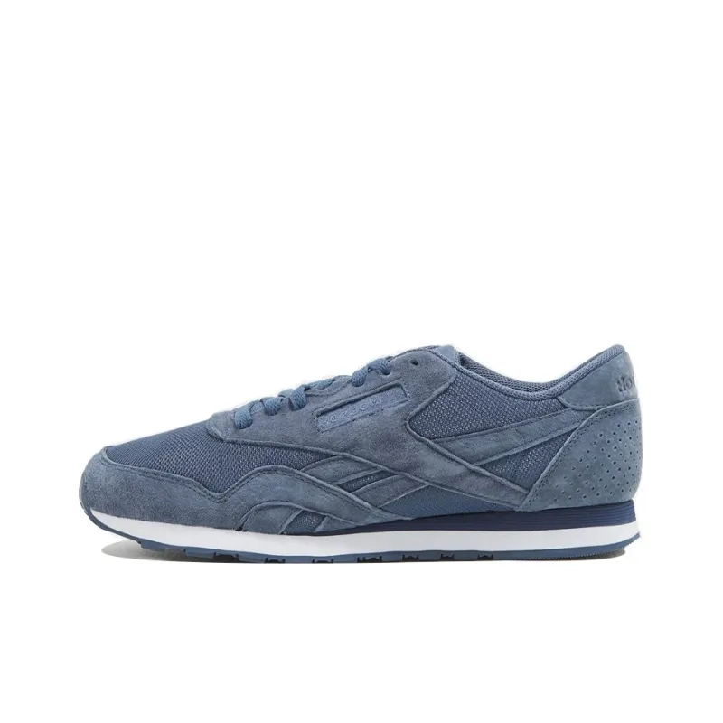 Reebok Classic Nylon Casual Shoes Men Low-Top Denim Blue-0