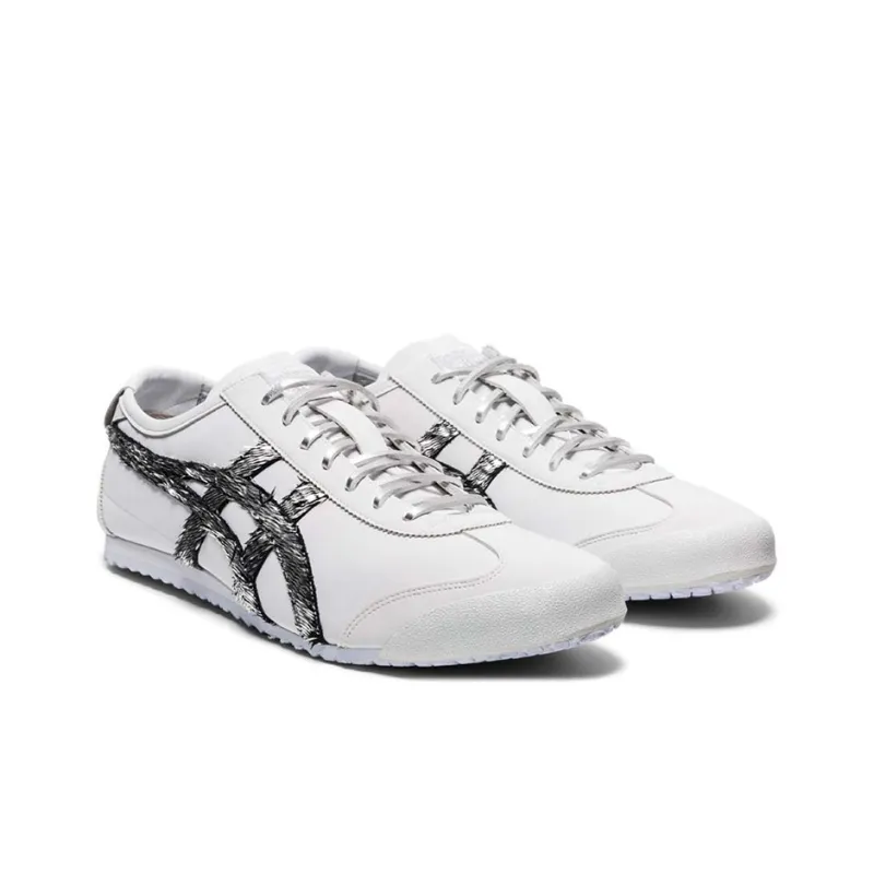 Onitsuka Tiger Mexico 66 Running Shoes White/Black/Slivery-2