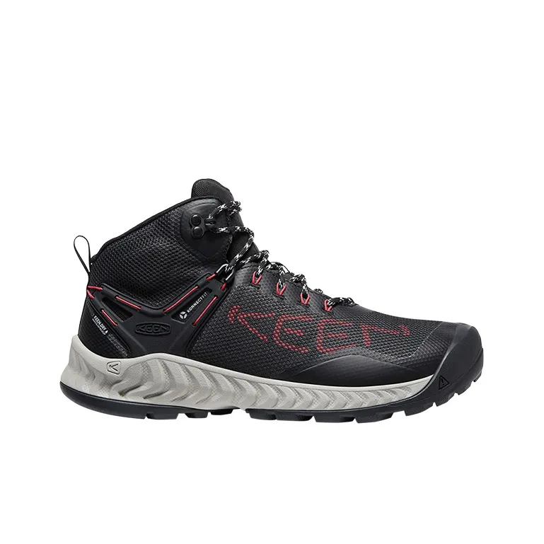 KEEN NXIS EVO MID WP Low Top Hiking Shoes, Outdoor Shoes Men's Black-1