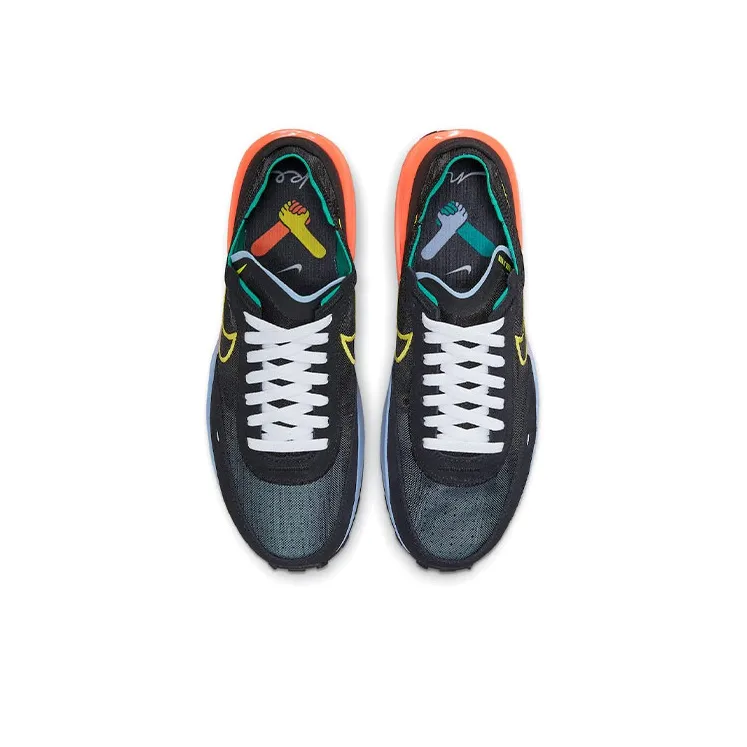Nike Waffle One Black Hyper Crimson-1