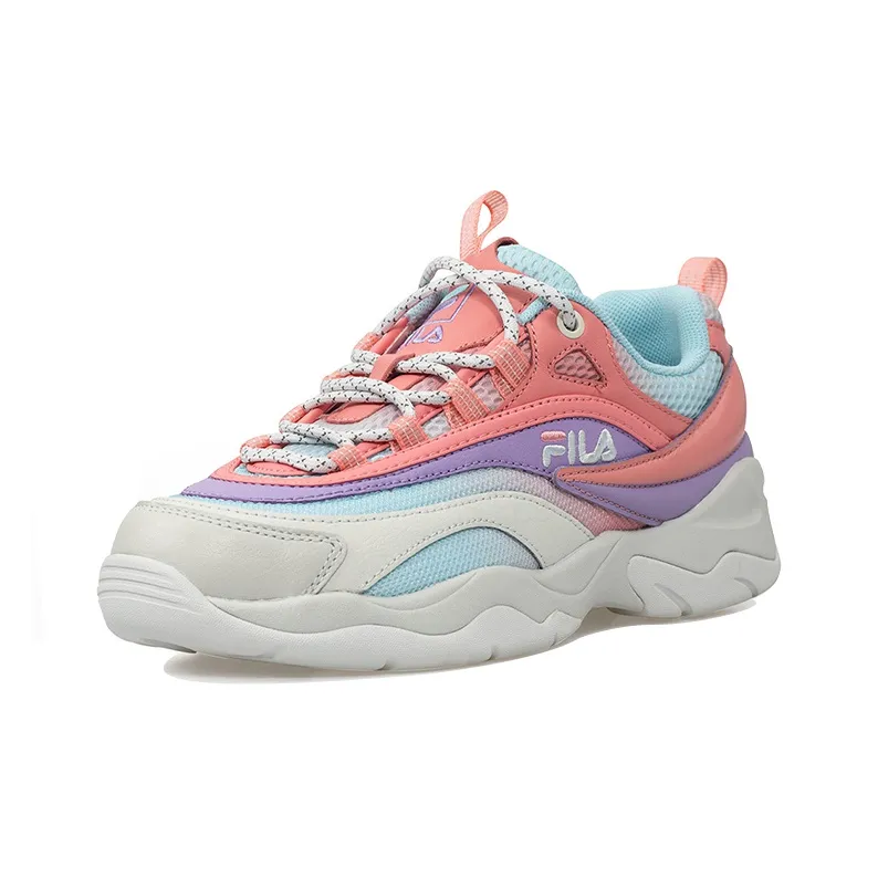 FILA FUSION Ray 1 Casual Shoes Women's Low Top Flamingo Pink/Lavender-1