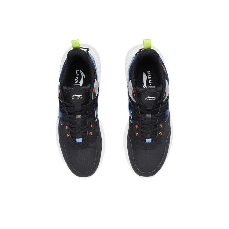 LiNing EXD Lite Low Top Casual Athletic Shoes Men's Black Blue-3