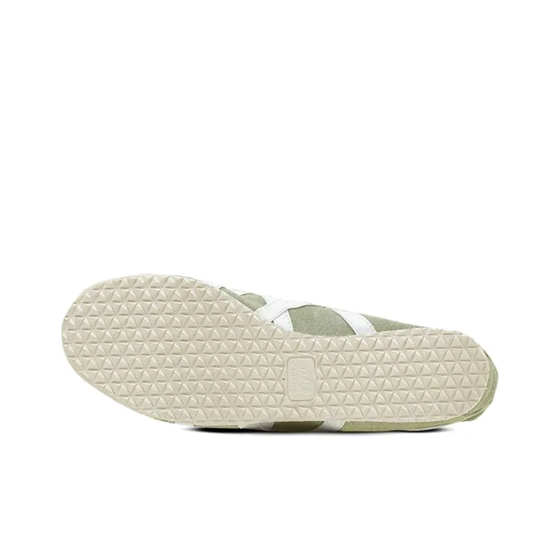 Onitsuka Tiger MEXICO 66 Cushioning Anti-Slip And Wear-Resistant Low-Top Casual Shoes Unisex Green White-4