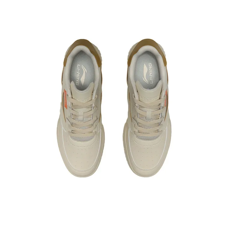 LiNing Abrasion Resistant Breathable Low Top Sports Casual Shoes Men's Rabbit Fur Gray-3