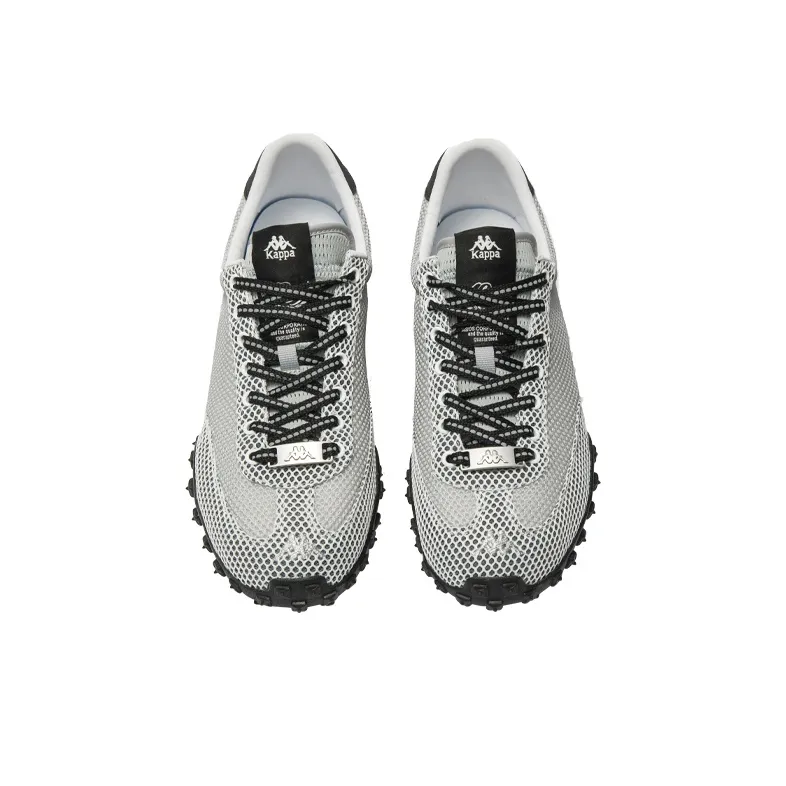 Kappa Sports Fashion Apparel Collection Anti-Slip Wear-Resistant Low-Top Casual Shoes Men's Gray Black Multicolor-1