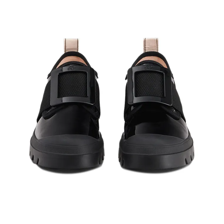 Roger Vivier Walky Viv' Abrasion Resistant Low Top Casual Shoes Women's Black-2