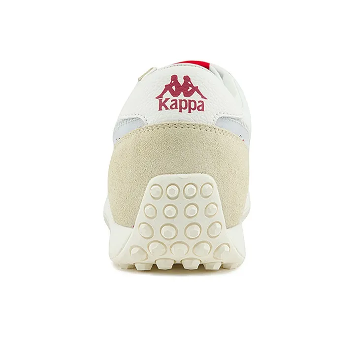 Kappa Cushioned Slip Resistant Abrasion Resistant Low Top Casual Shoes Unisex White-5
