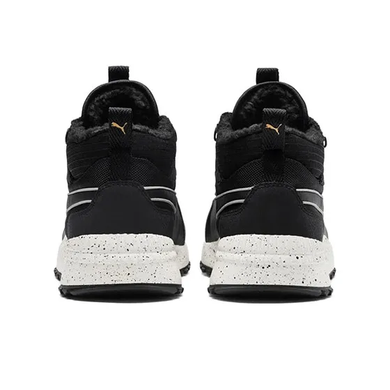 PUMA Pacer Next Sb Wtr Mid Cut Running Shoes Black/White-3