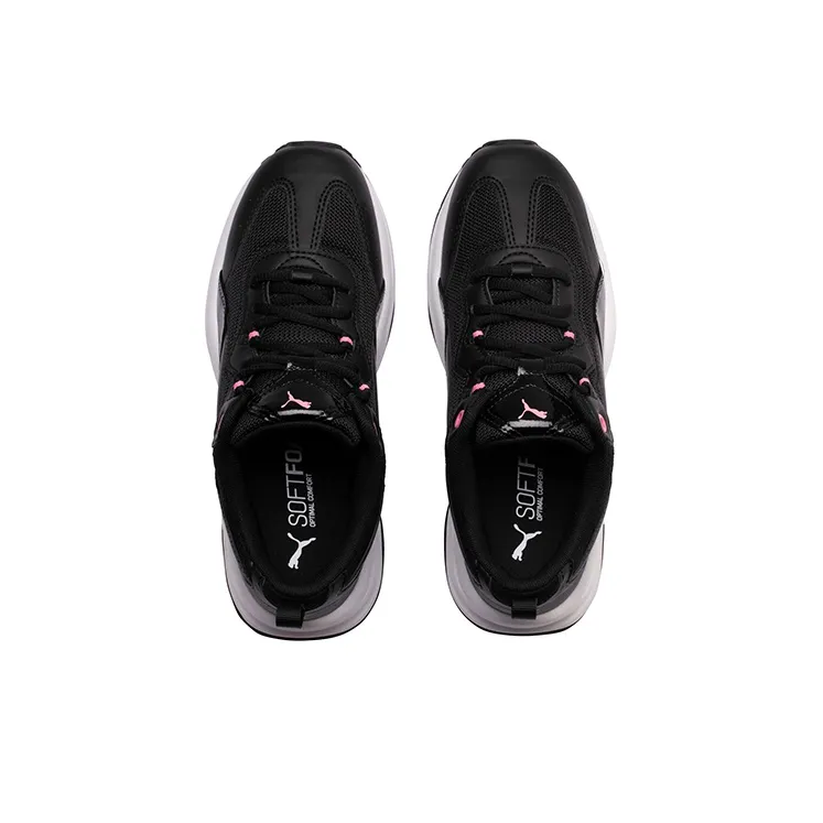 PUMA Cilia Patent Trainers Black Women's-2