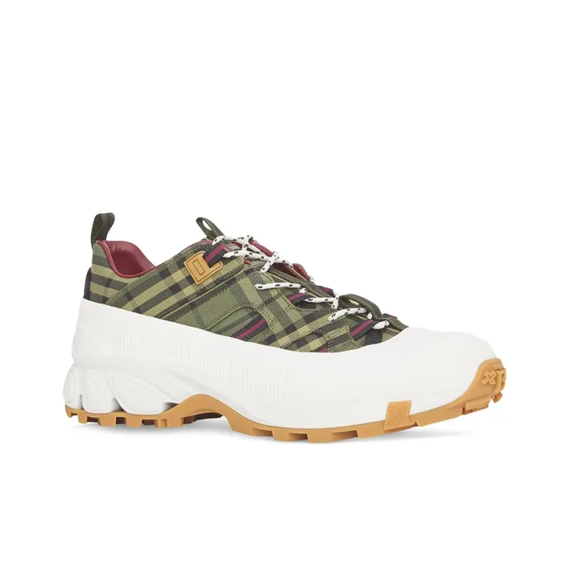 Burberry Arthur Check Military Green-2