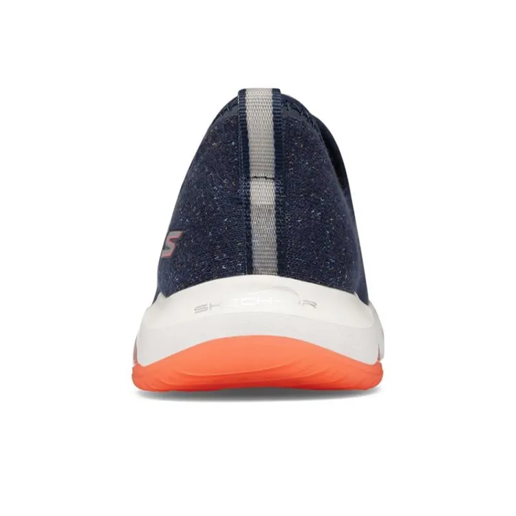Skechers Go Walk Air Slip on Shoes Blue/White/Orange Women's-3