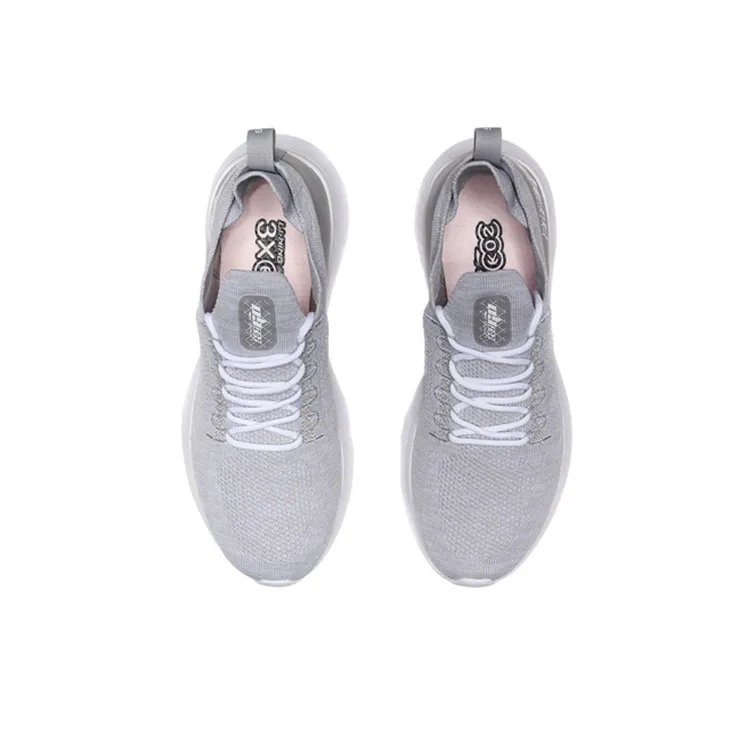 LiNing EazGo Comfortable Collection Cushioning Breathable Lightweight Low-Top Sports Casual Shoes Men's Gray-3