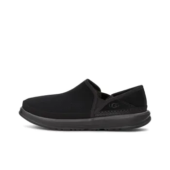 UGG Kick It Slip On Athleisure Casual Sports Shoe Black Fleece Lined