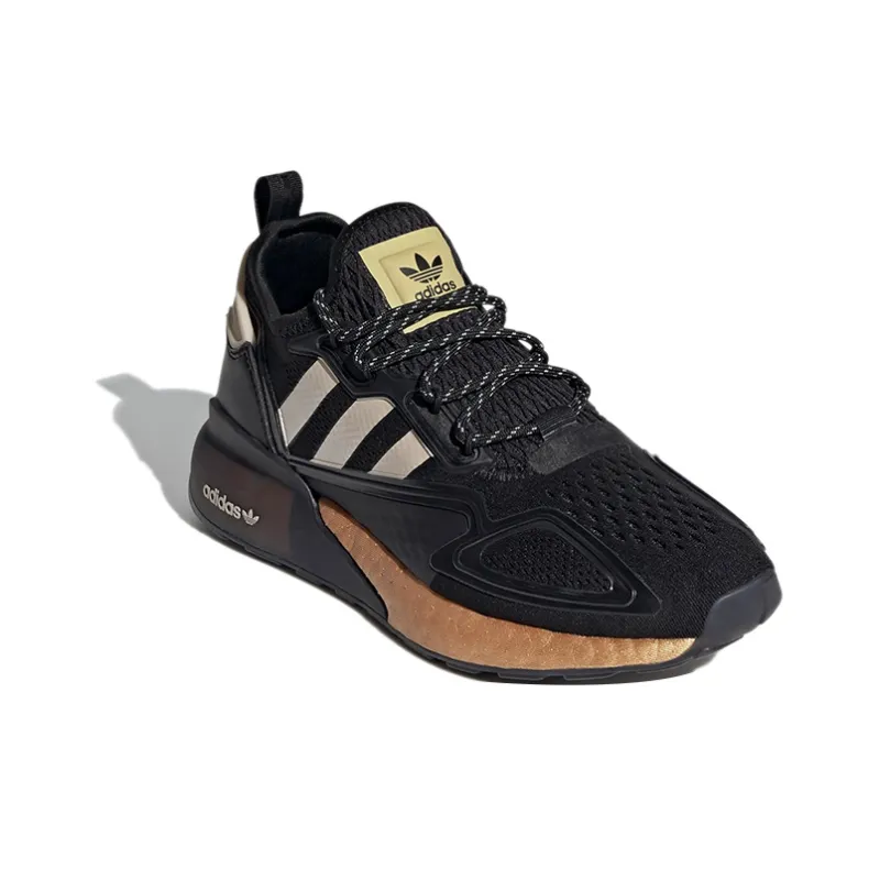 Adidas Zx 2K Boost Black Gold Metallic Women's Women's-2