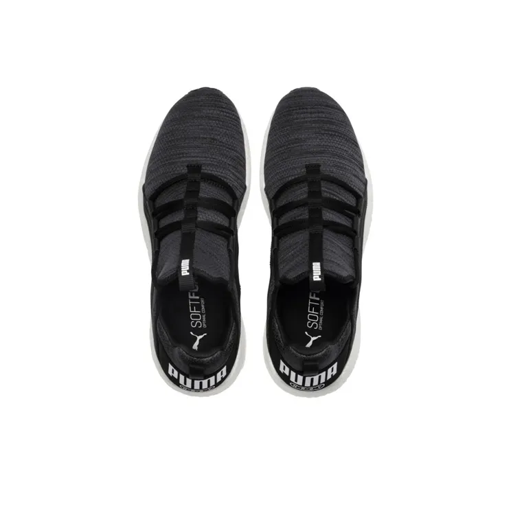PUMA Mega Energy Heather Knit Low Top Sneakers Black-2