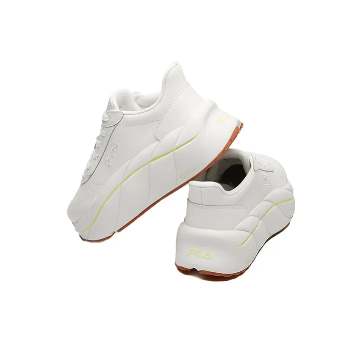 FILA Gelato Low Top Running Shoes White Women's-4