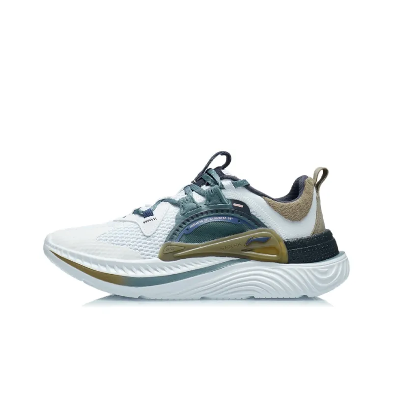 LINING Spark Casual Shoes Women's Low Top Standard White-0