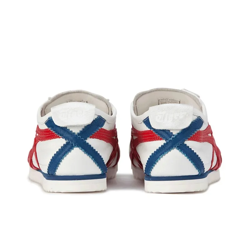 Asics Onitsuka Tiger Mexico 66 Deluxe Nm White Classic Red Women's-3