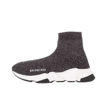 Balenciaga Speed Trainer Black Glitter Women's