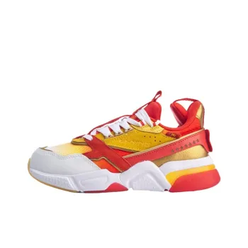 LiNing 001 Low Top Sports Casual Shoes Women's Chrome Yellow