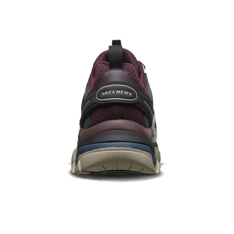 Skechers Stak Ultra Low Top Running Shoes Blue/Red/Black-3