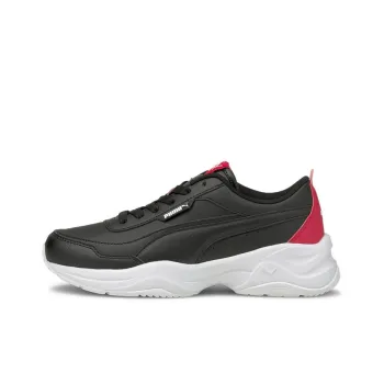 PUMA Cilia Mode Anti-Slip Wear-Resistant Low-Top Casual Shoes Women's Black Red